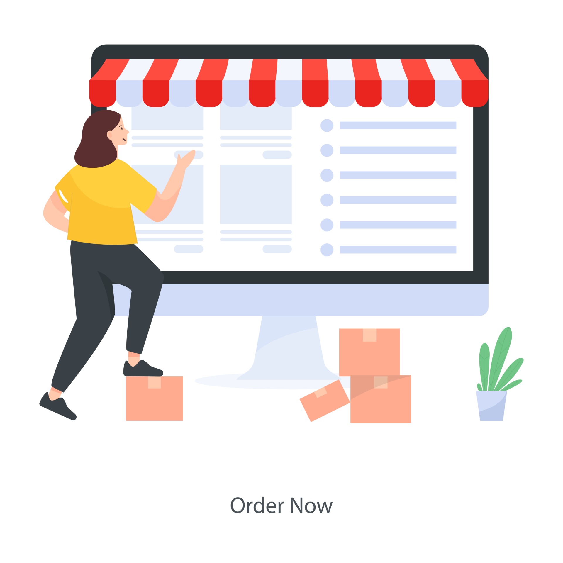 Style order. Нет заказов иллюстрация. order now.