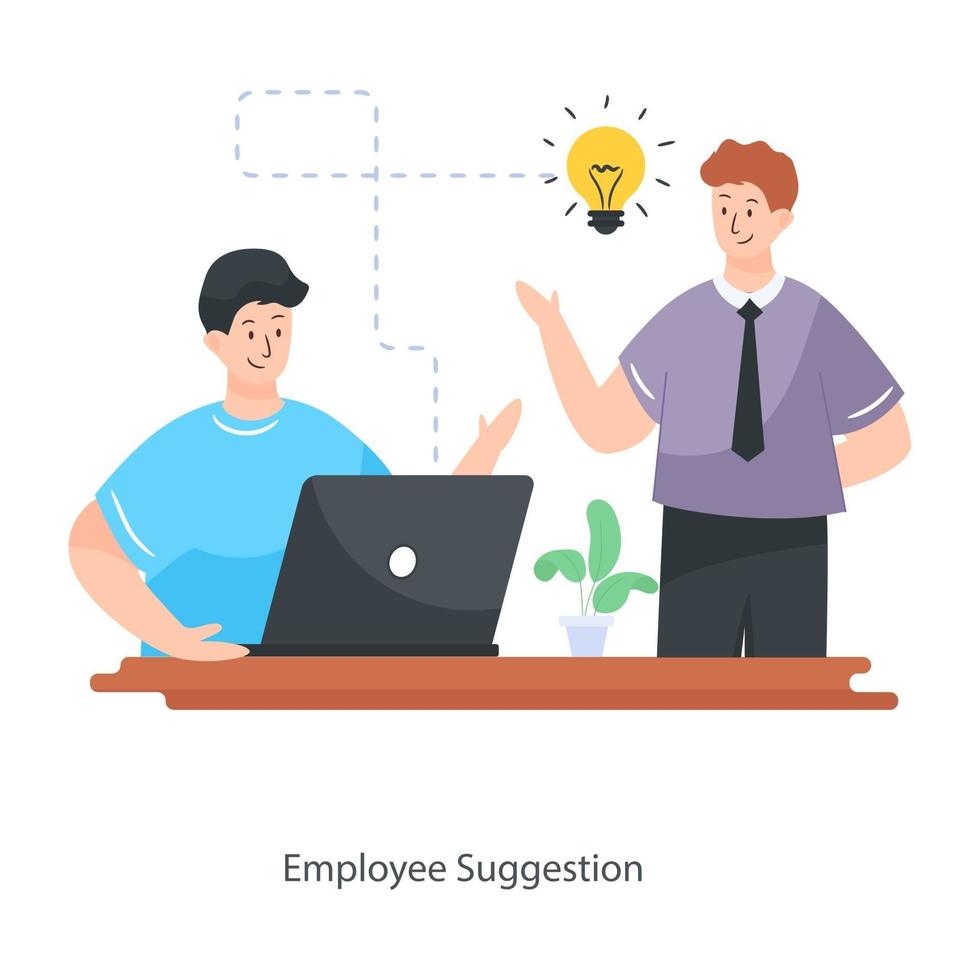 Employee Suggestion Concept vector
