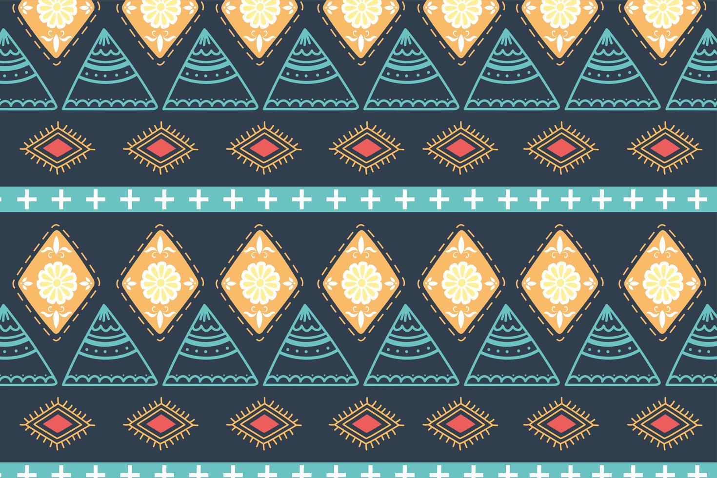 ethnic handmade, background arabic ornament fabric texture design vector