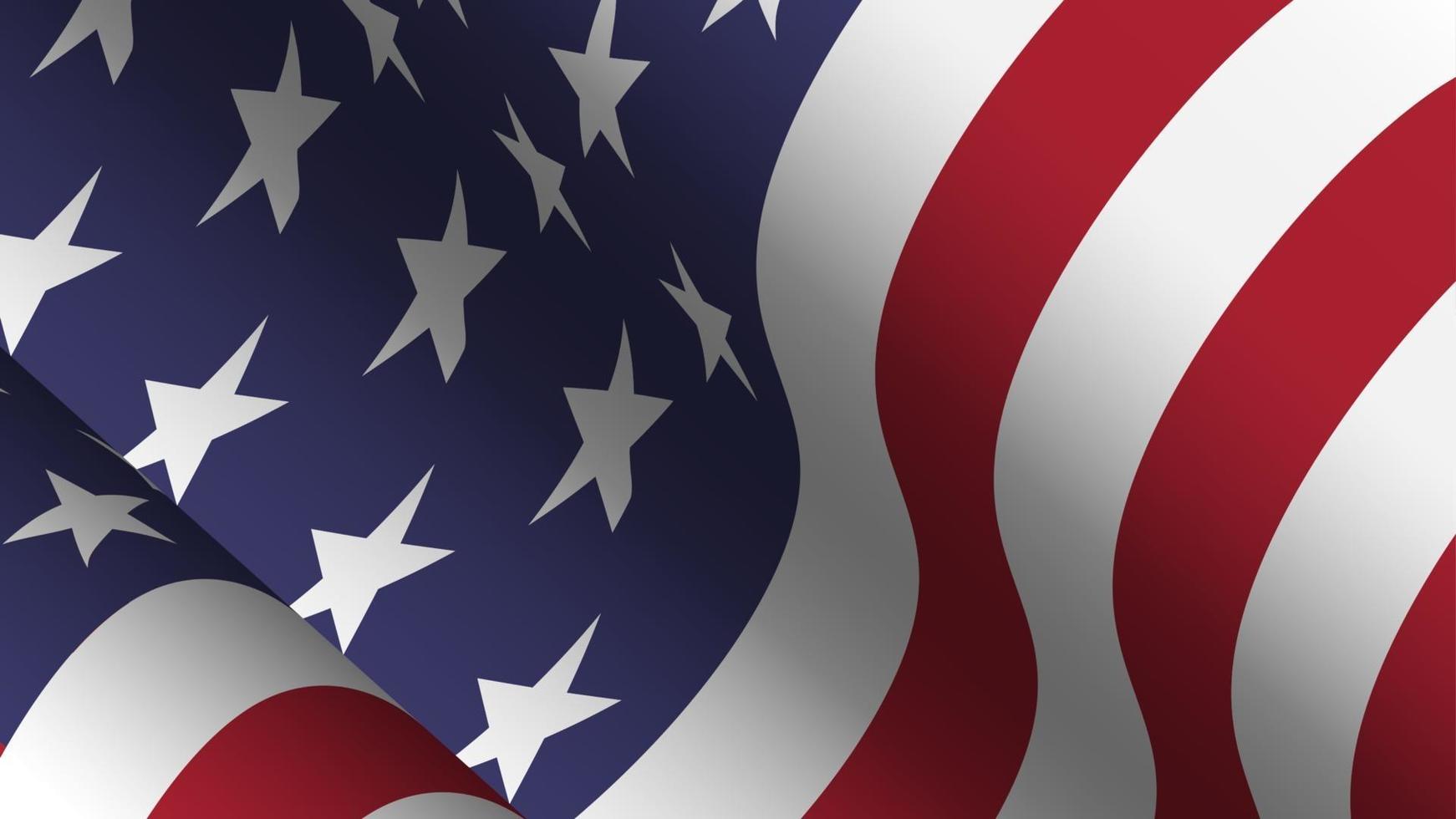 America flag background vector