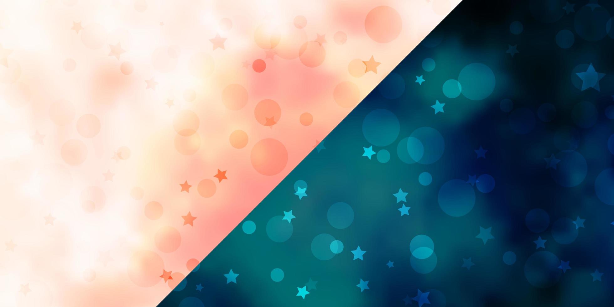 Vector texture with circles stars Abstract design in gradient style with bubbles stars Pattern for trendy fabric wallpapers