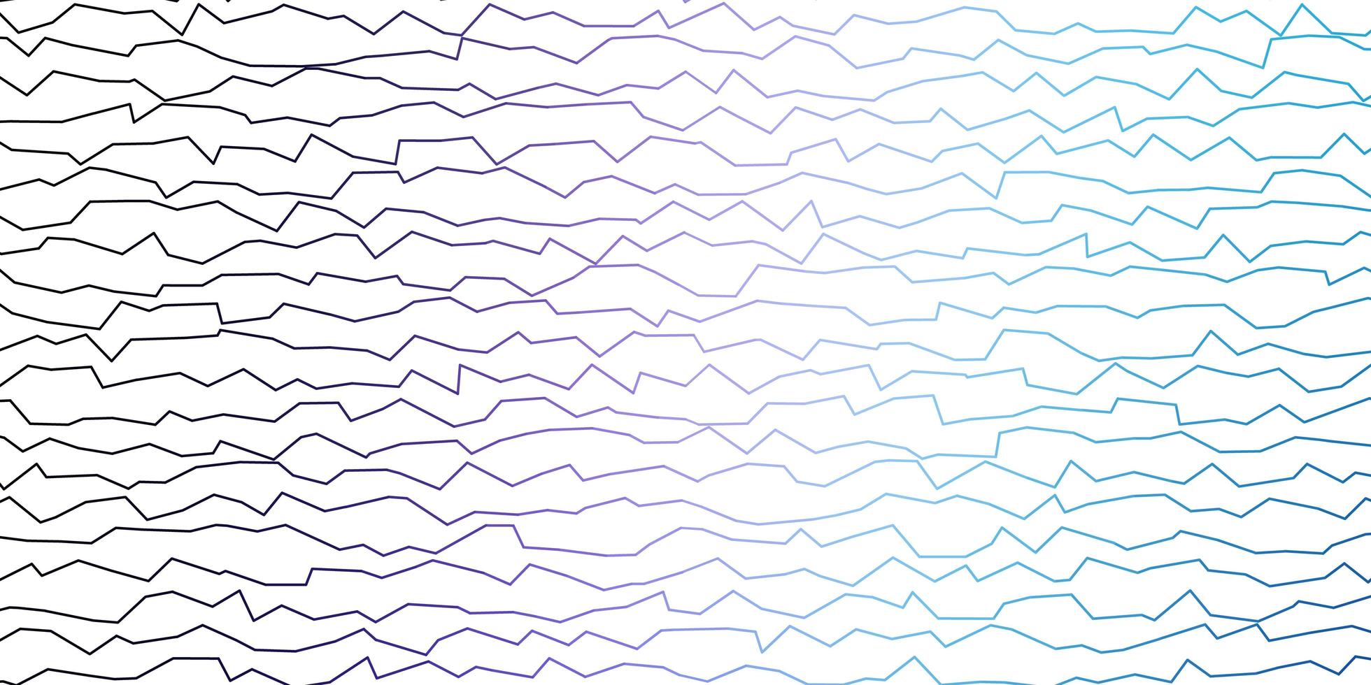 Dark Pink Blue vector backdrop with bent lines Colorful abstract illustration with gradient curves Pattern for ads commercials