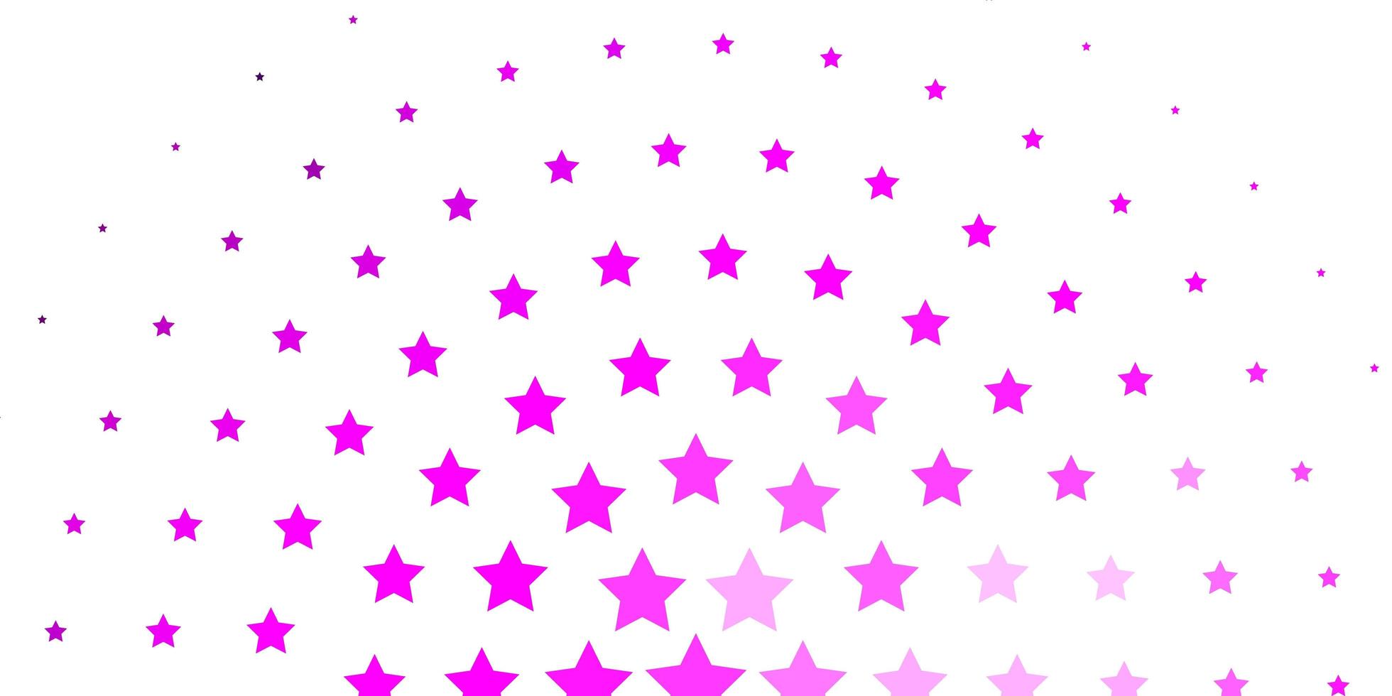 patrón de vector rosa claro con estrellas abstractas diseño decorativo borroso en estilo simple con patrón de estrellas para envolver regalos