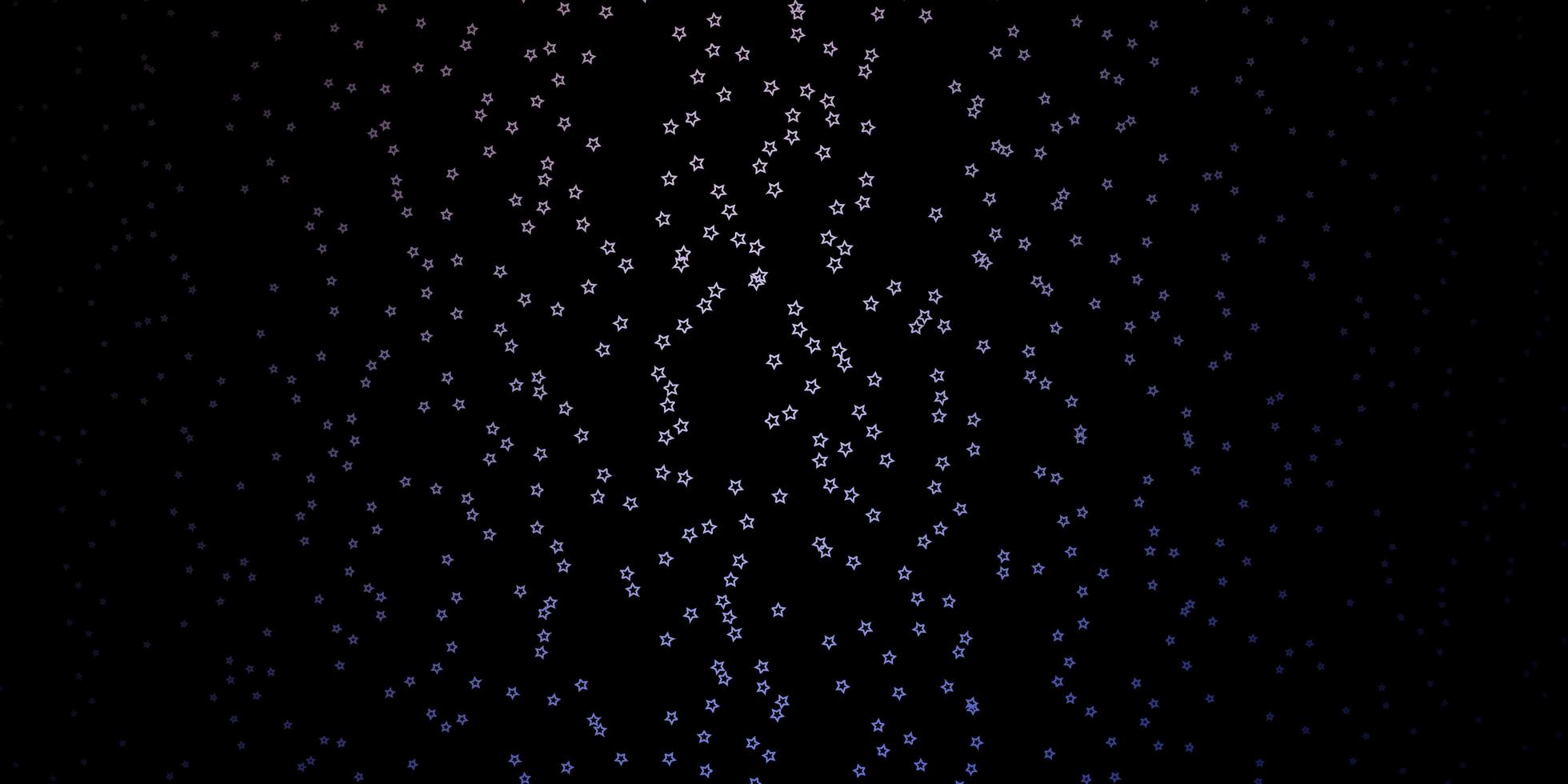 Dark Pink Blue vector pattern with abstract stars Modern geometric abstract illustration with stars Best design for your ad poster banner