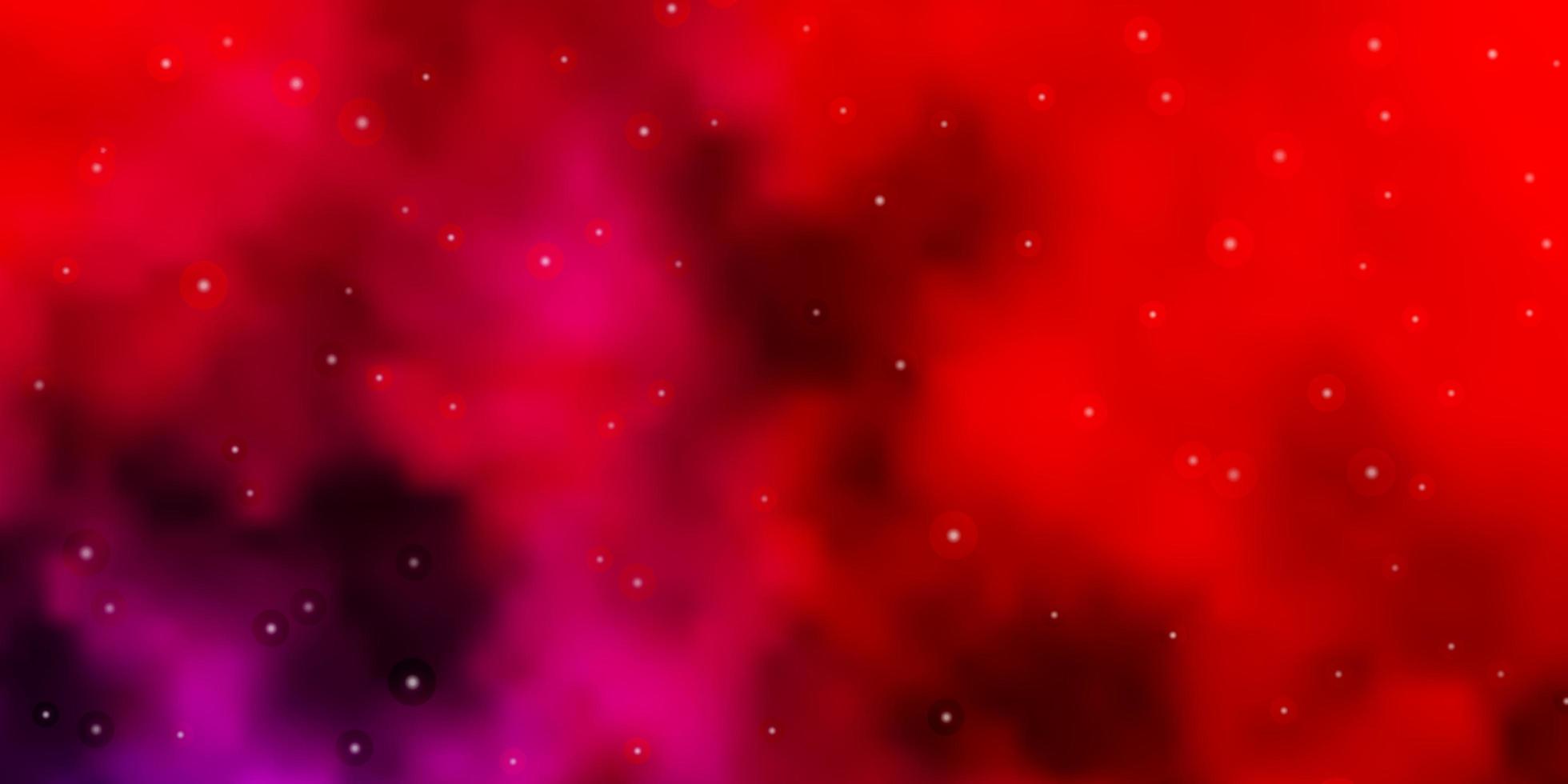 patrón de vector rojo rosa claro con estrellas abstractas ilustración abstracta geométrica moderna con tema de estrellas para teléfonos celulares