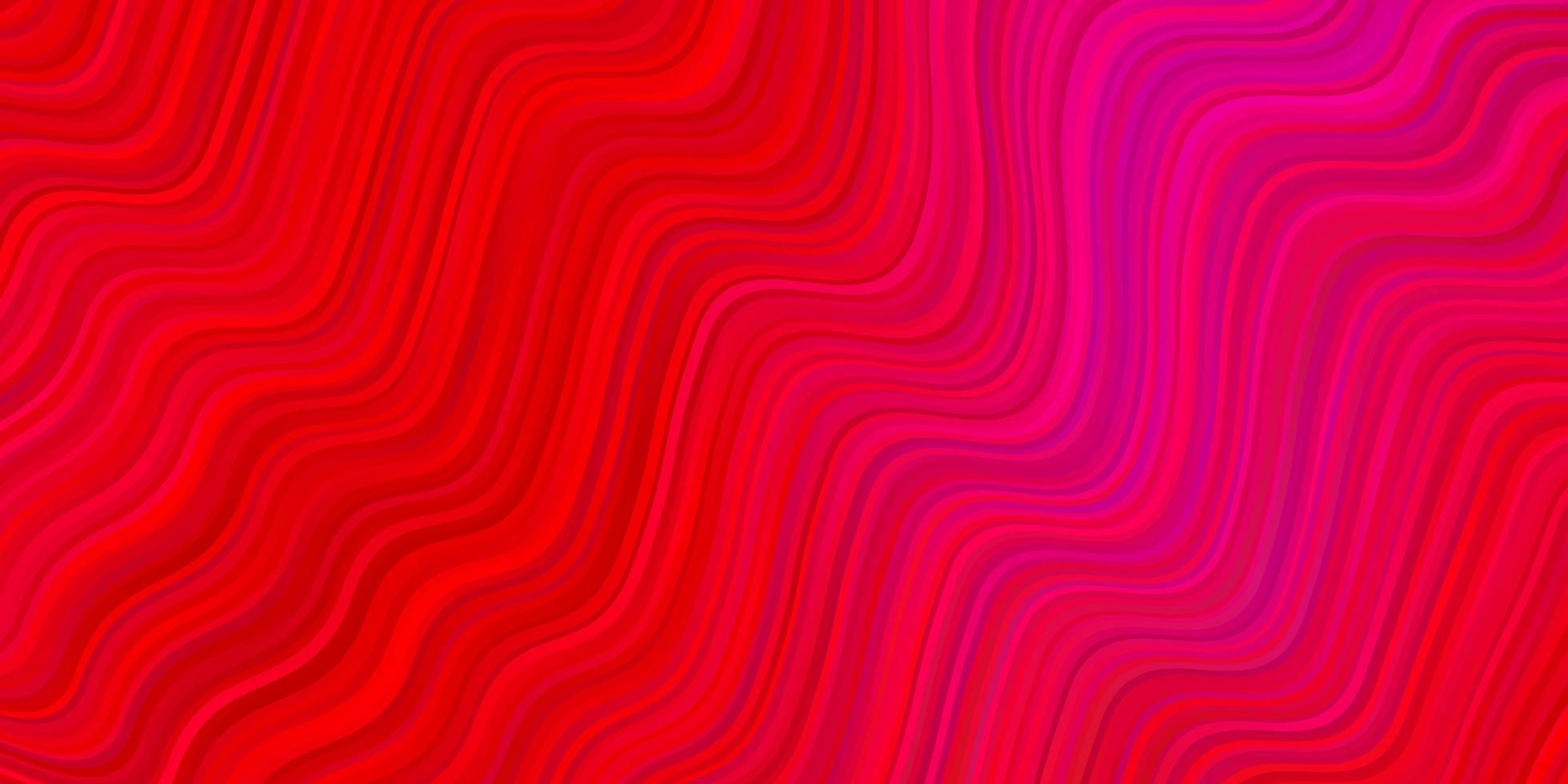 Dark Red vector backdrop with bent lines