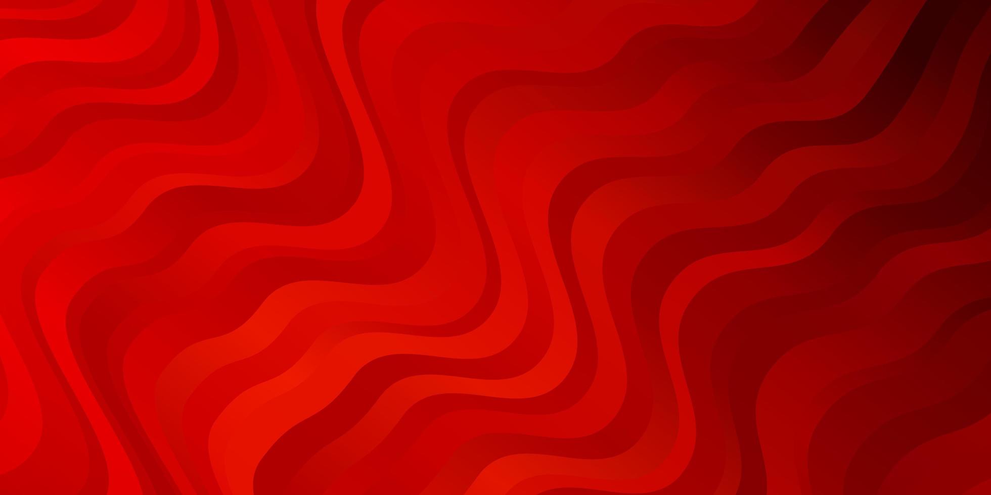Light Red vector layout with wry lines Colorful illustration in circular style with lines Best design for your ad poster banner