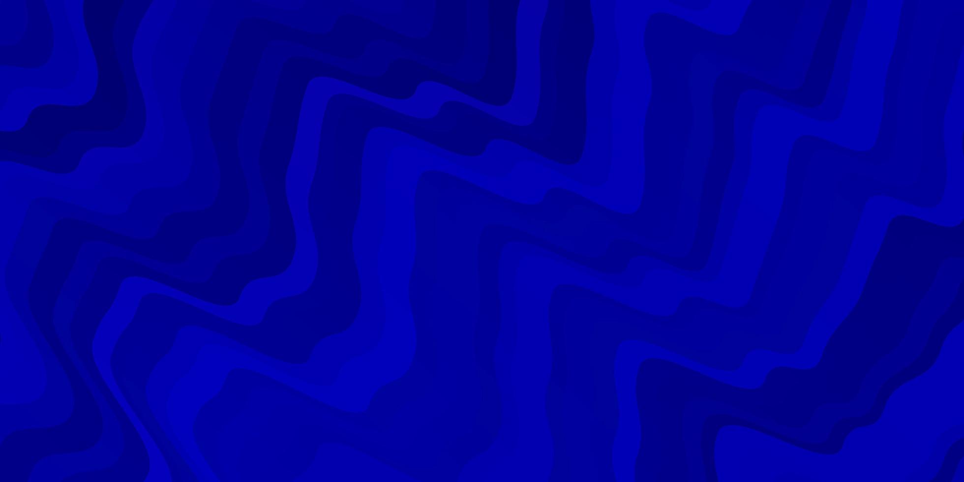 Dark BLUE vector layout with circular arc Abstract gradient illustration with wry lines Template for your UI design