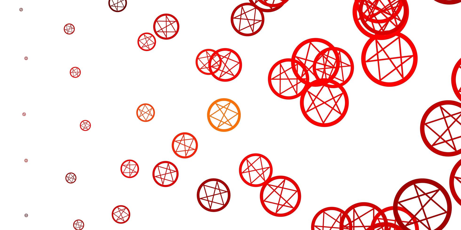 Light Orange vector texture with religion symbols