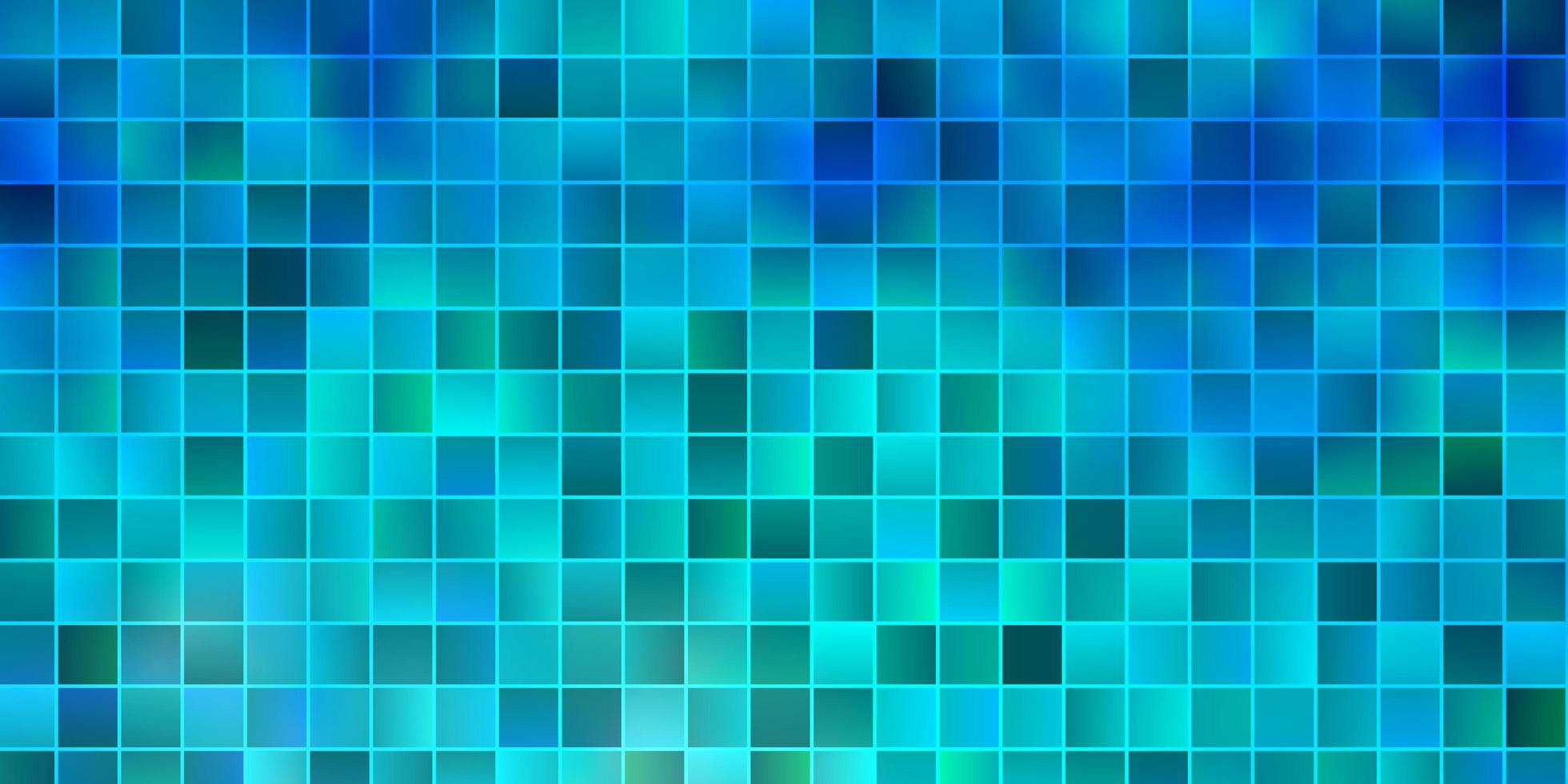 patrón de vector azul claro en estilo cuadrado