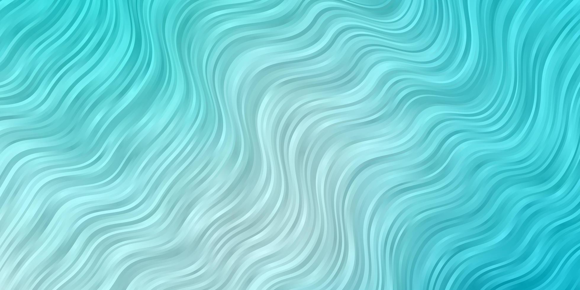 Light Blue Green vector background with bent lines Illustration in abstract style with gradient curved Design for your business promotion