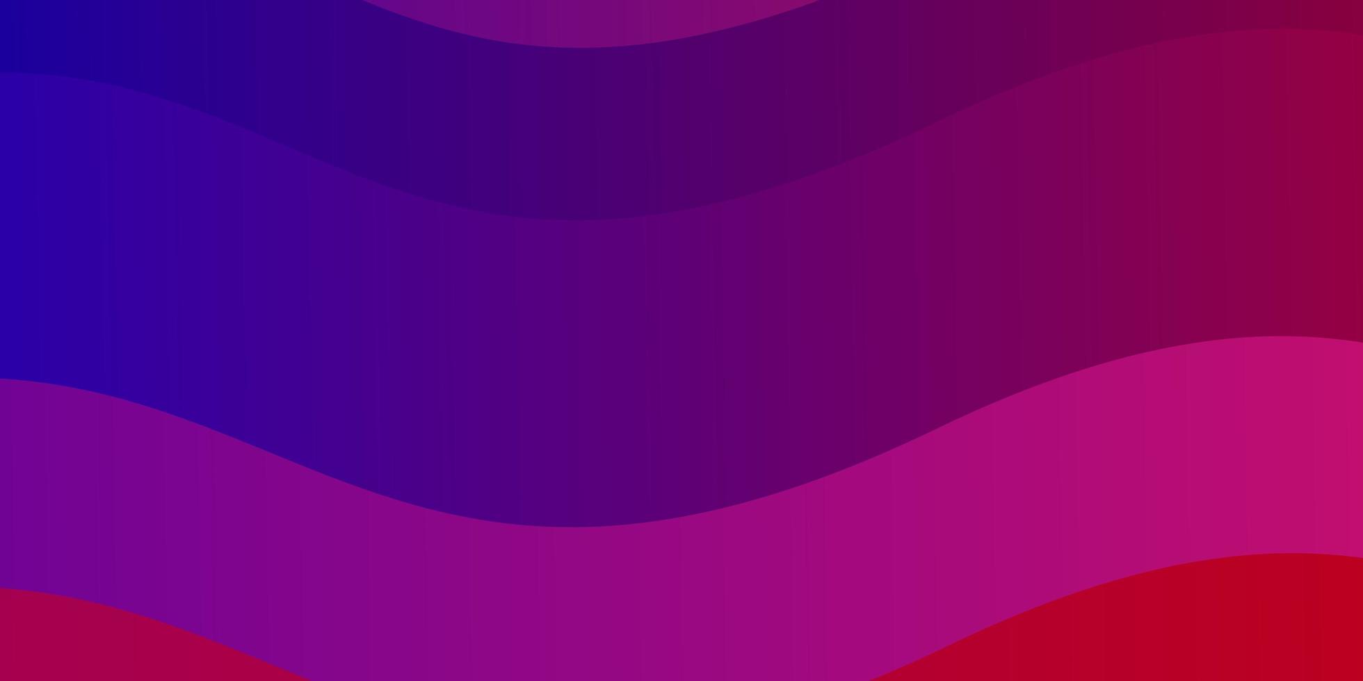 Light Blue Red vector template with wry lines Illustration in abstract style with gradient curved Design for your business promotion