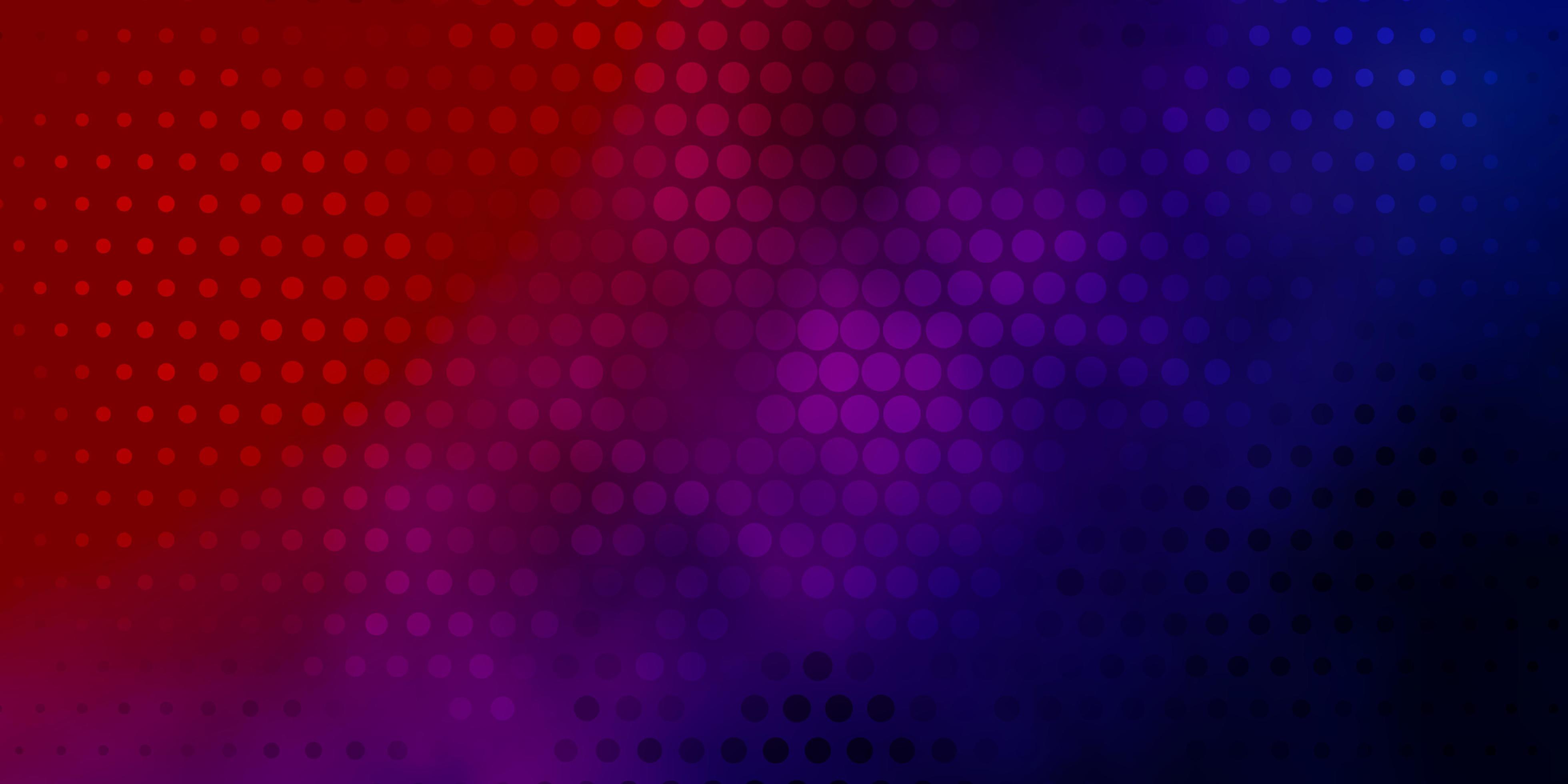 Light Blue Red vector background with spots Colorful illustration with