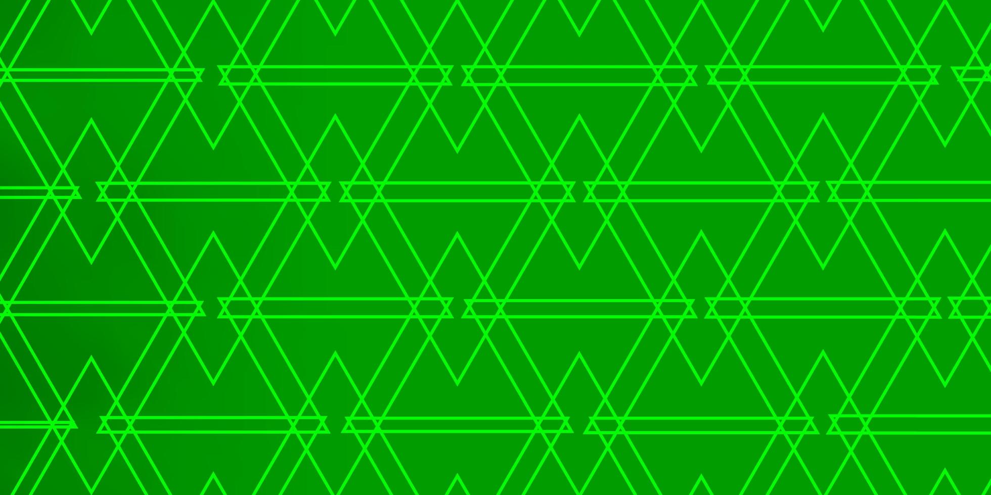 Light Green vector background with polygonal style Decorative design in abstract style with triangles Pattern for booklets leaflets