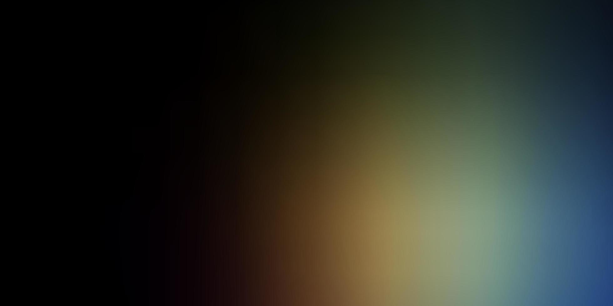 Dark Multicolor vector blurred template New colorful illustration in blur style with gradient New side for your design
