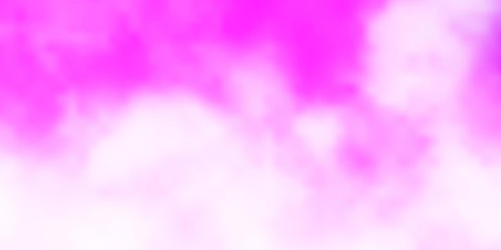 Light Purple vector template with sky clouds Abstract illustration with colorful gradient clouds Template for websites