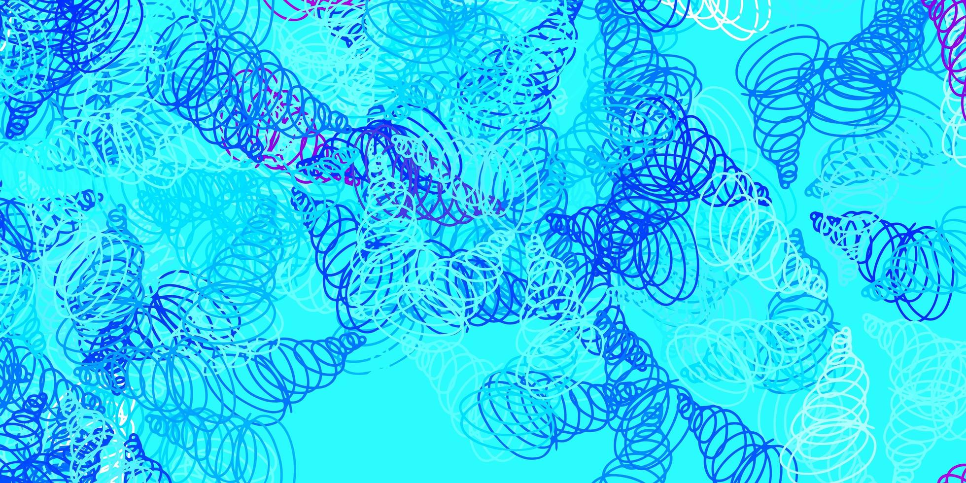 Light blue red vector texture with wry lines