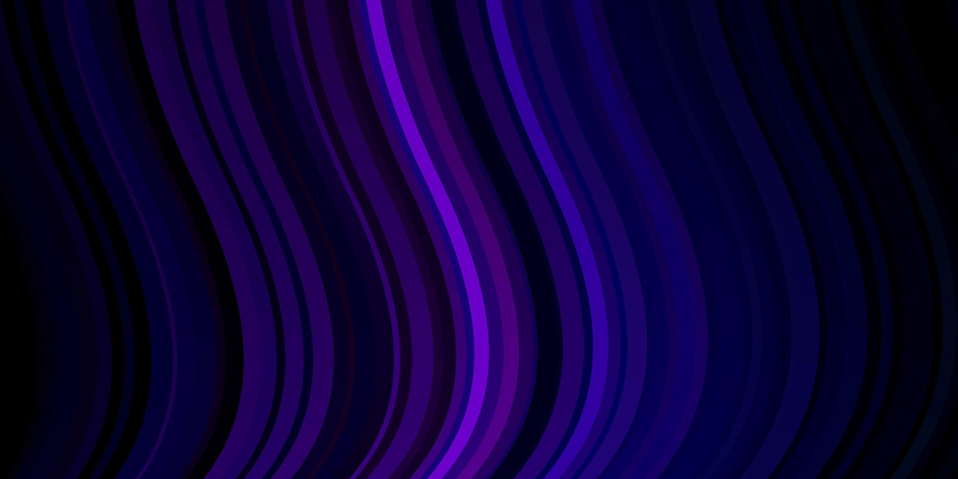 Dark Pink Blue vector background with curved lines Colorful illustration in abstract style with bent lines Design for your business promotion