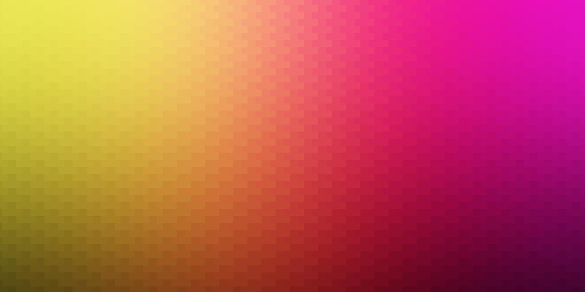 textura de vector amarillo rosa oscuro en estilo rectangular ilustración colorida con rectángulos degradados y cuadrados plantilla moderna para su página de destino