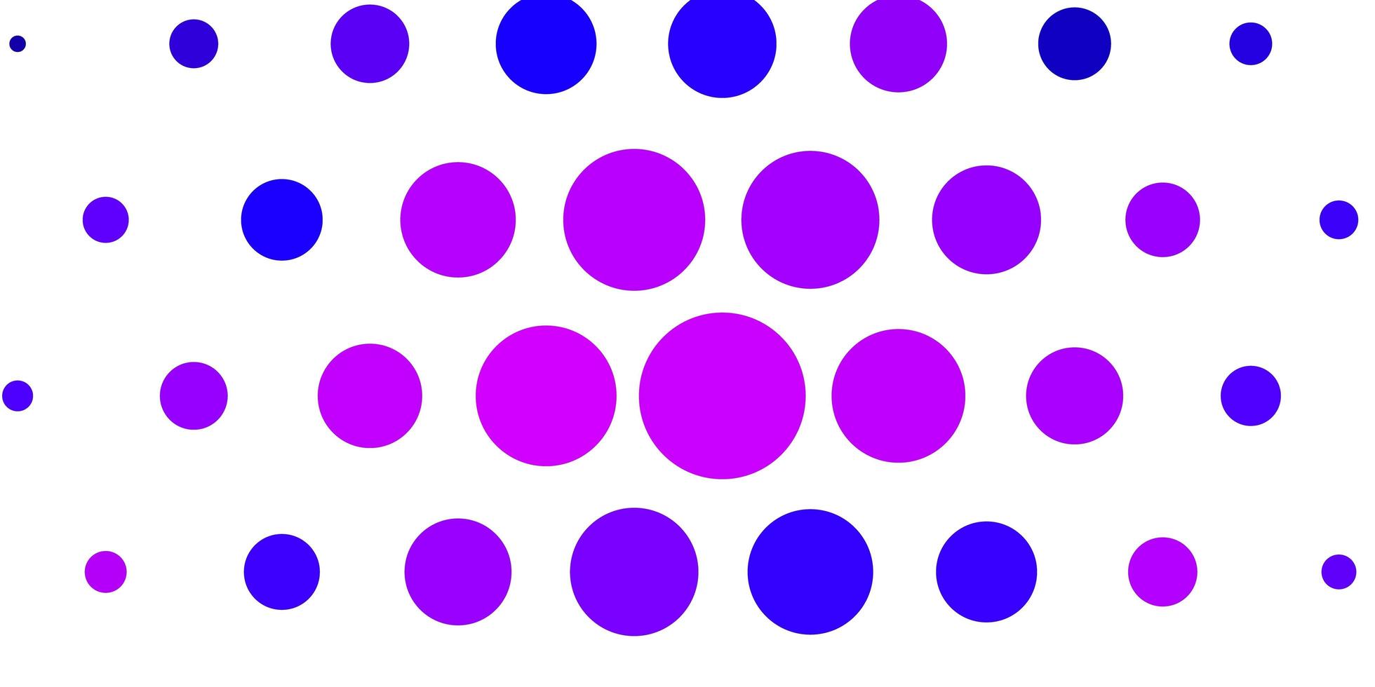 Light Purple Pink vector template with circles Abstract illustration with colorful spots in nature style Design for posters banners