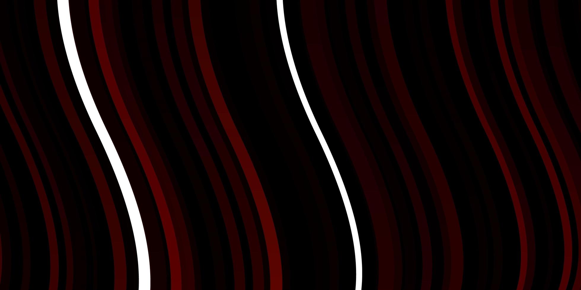 Dark Red vector backdrop with curves Illustration in halftone style with gradient curves Pattern for ads commercials