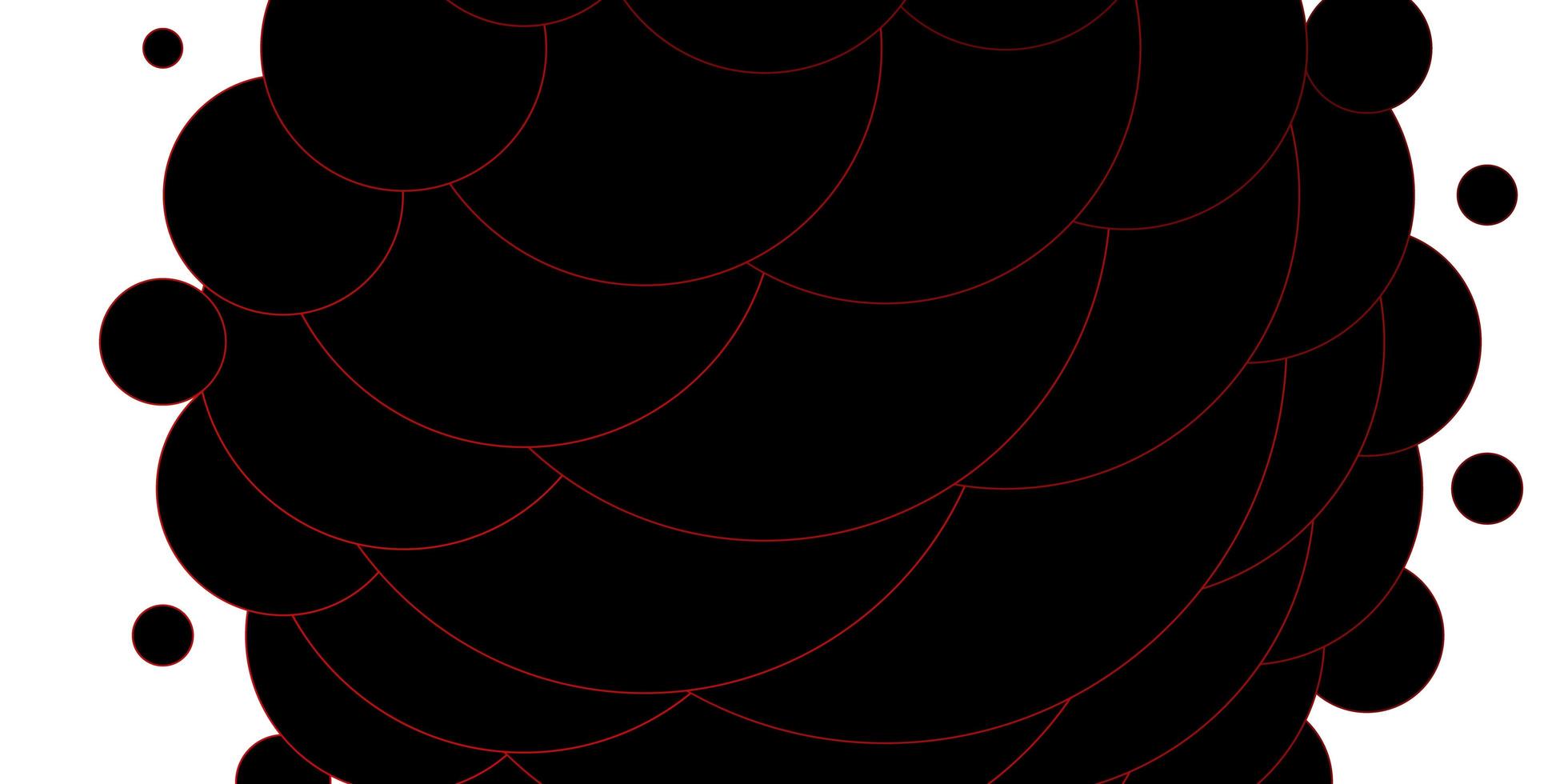 telón de fondo de vector rojo claro con puntos diseño decorativo abstracto en estilo degradado con patrón de burbujas para folletos folletos