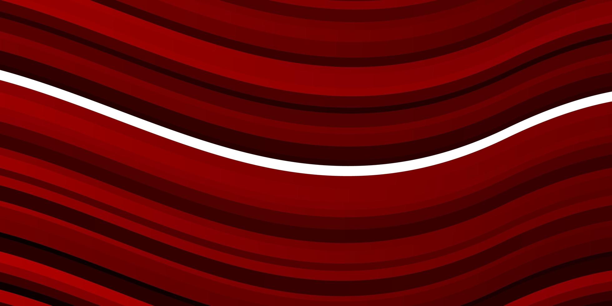 Dark Red vector template with curves Abstract illustration with gradient bows Best design for your ad poster banner