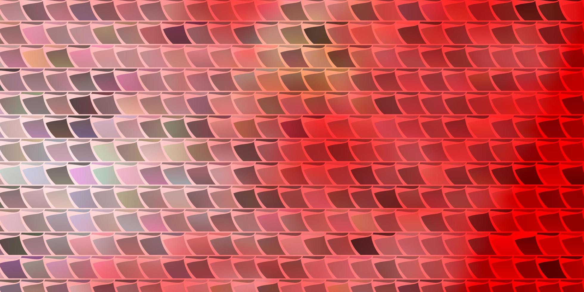 telón de fondo de vector rojo claro con rectángulos