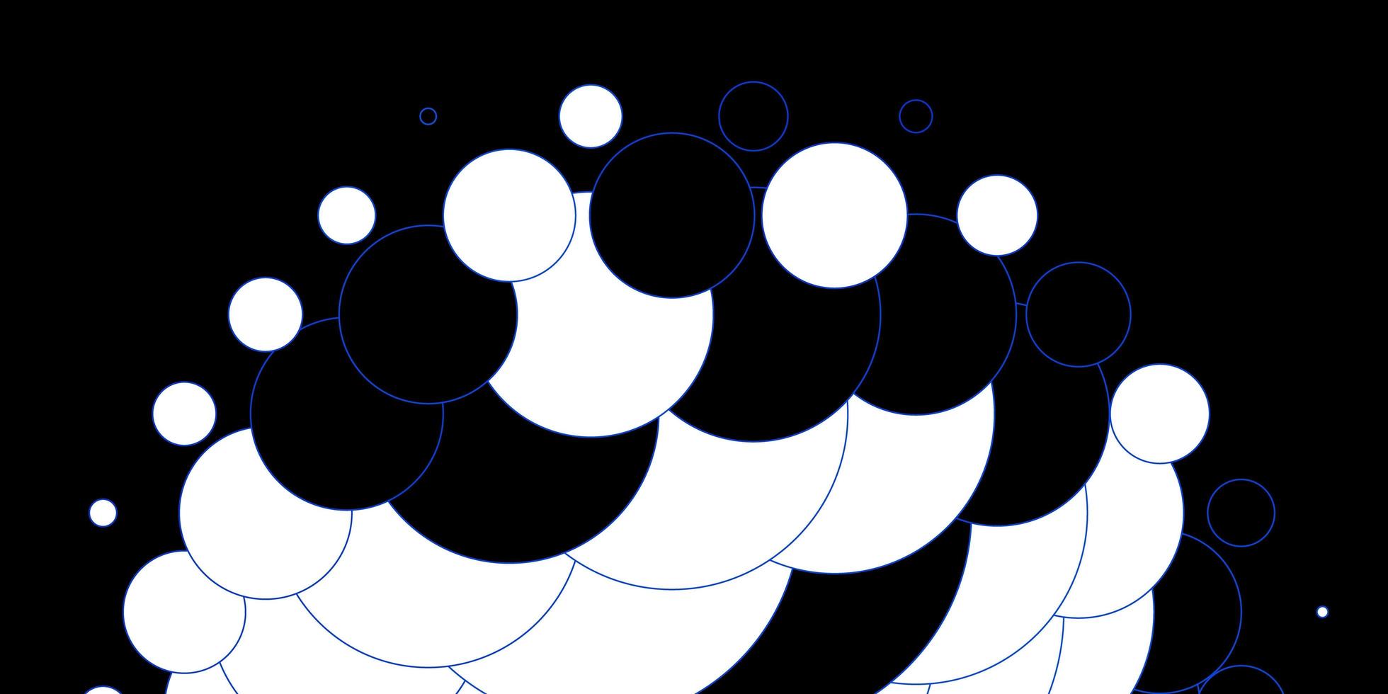diseño de vector azul claro con formas circulares ilustración colorida con puntos degradados en patrón de estilo natural para cortinas de papel tapiz