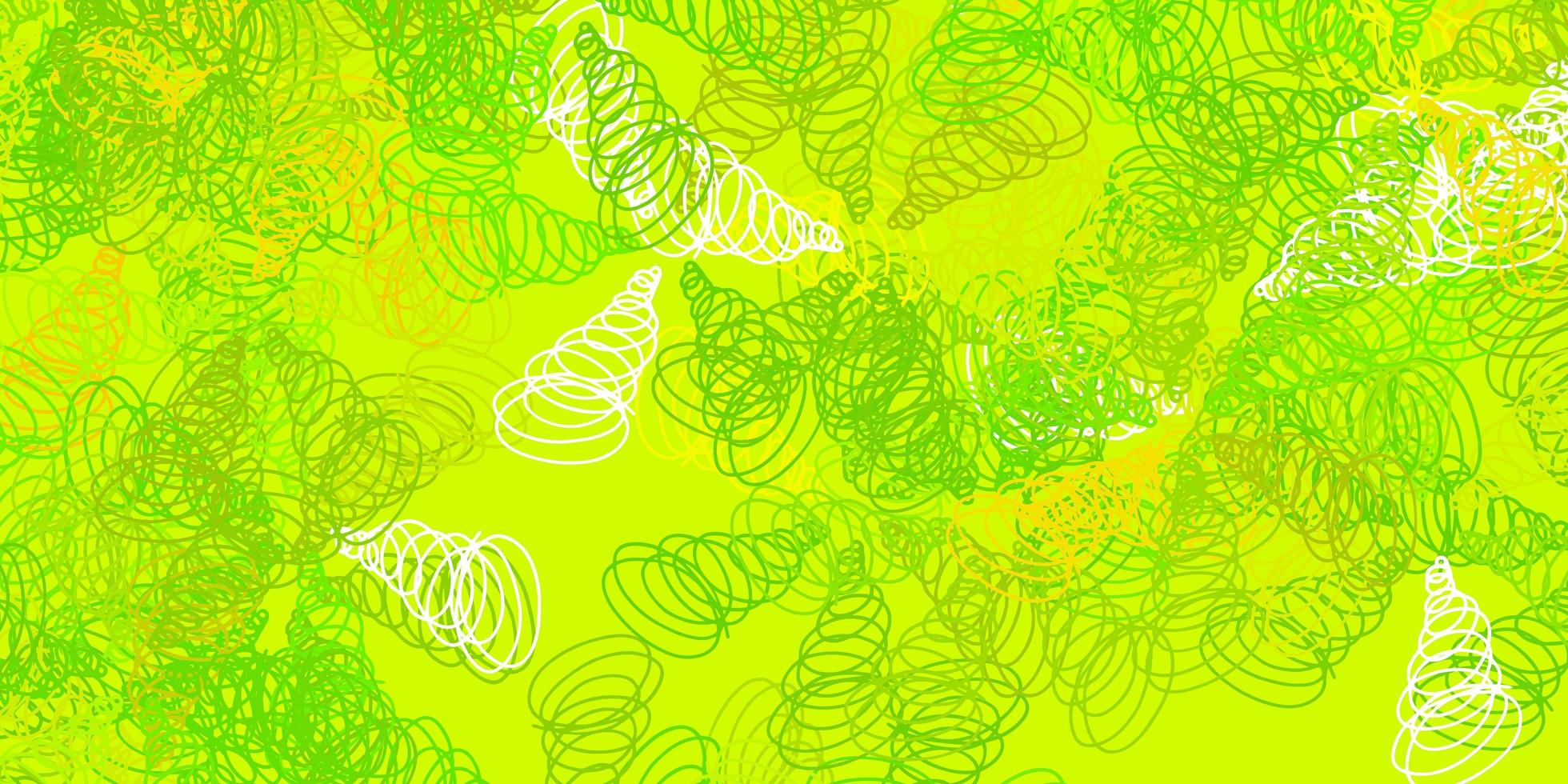 Light green vector backdrop with bent lines