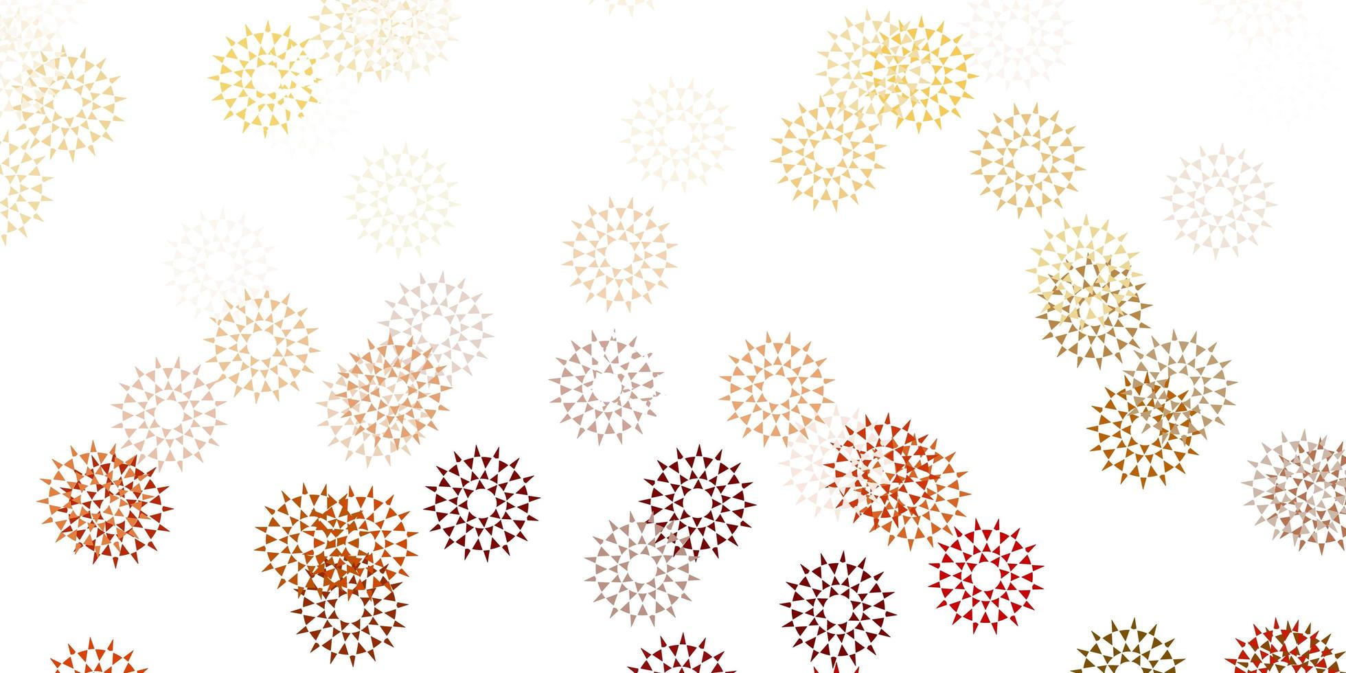 Light green yellow vector natural layout with flowers