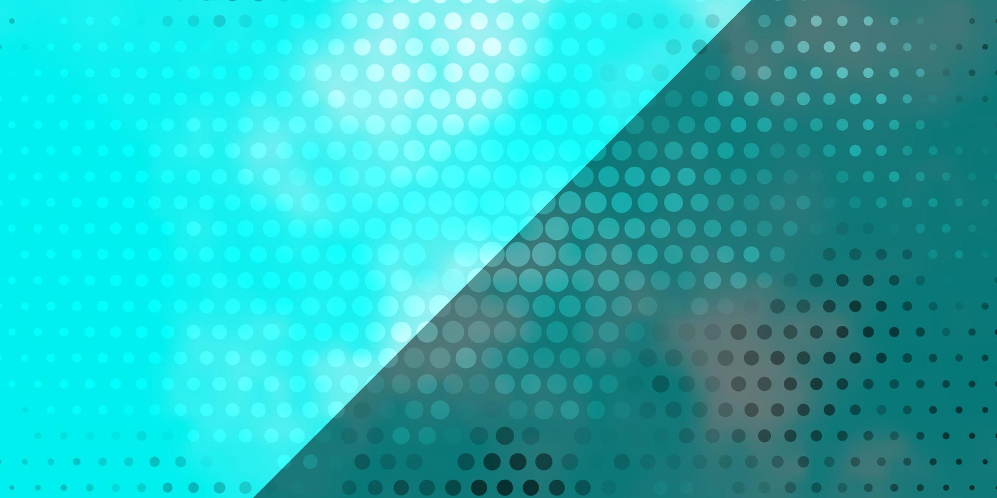 Fondo de vector azul claro con círculos diseño decorativo abstracto en estilo degradado con patrón de burbujas para cortinas de papel tapiz