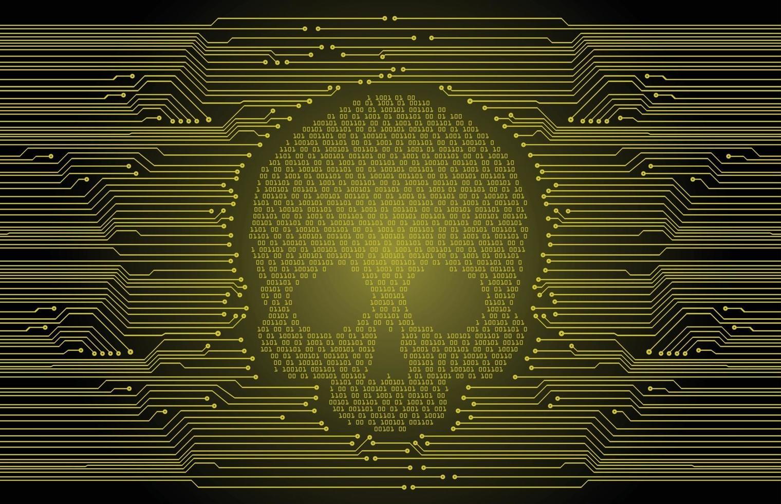 cyber circuit future technology concept background vector