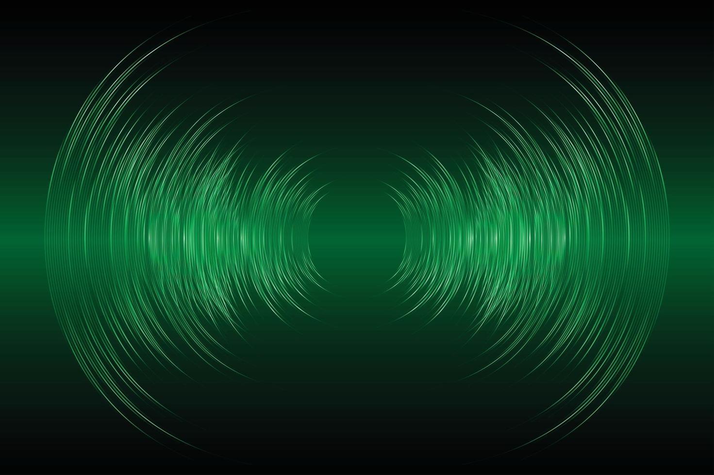 ondas de sonido oscilando luz oscura vector