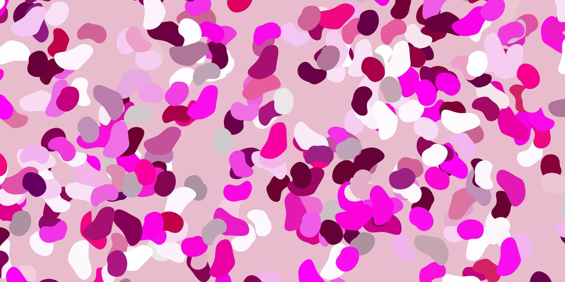 Light pink vector backdrop with chaotic shapes