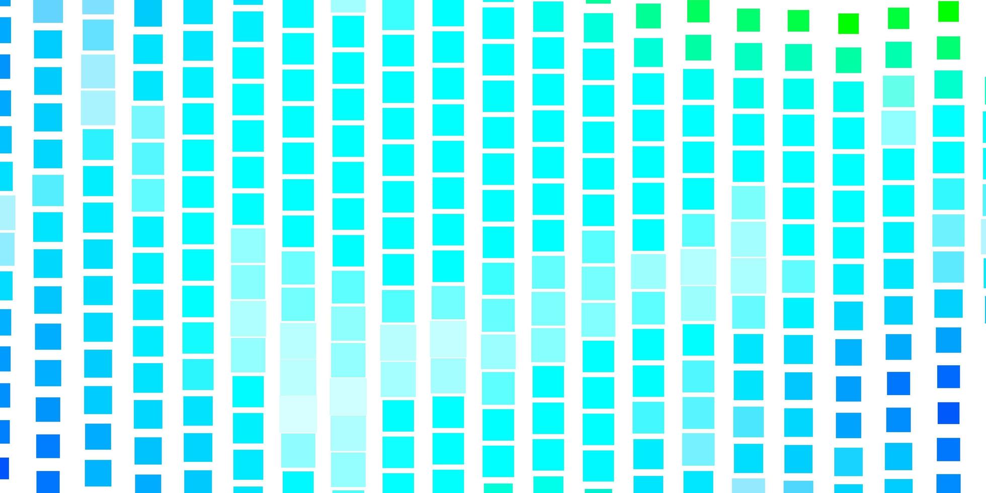 Light Blue Green vector pattern in square style Abstract gradient illustration with rectangles Template for cellphones