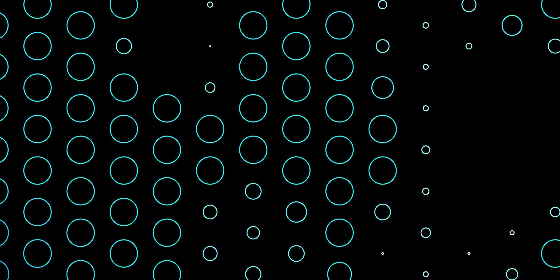 Dark Blue Green vector layout with circle shapes Abstract colorful disks on simple gradient background New template for a brand book