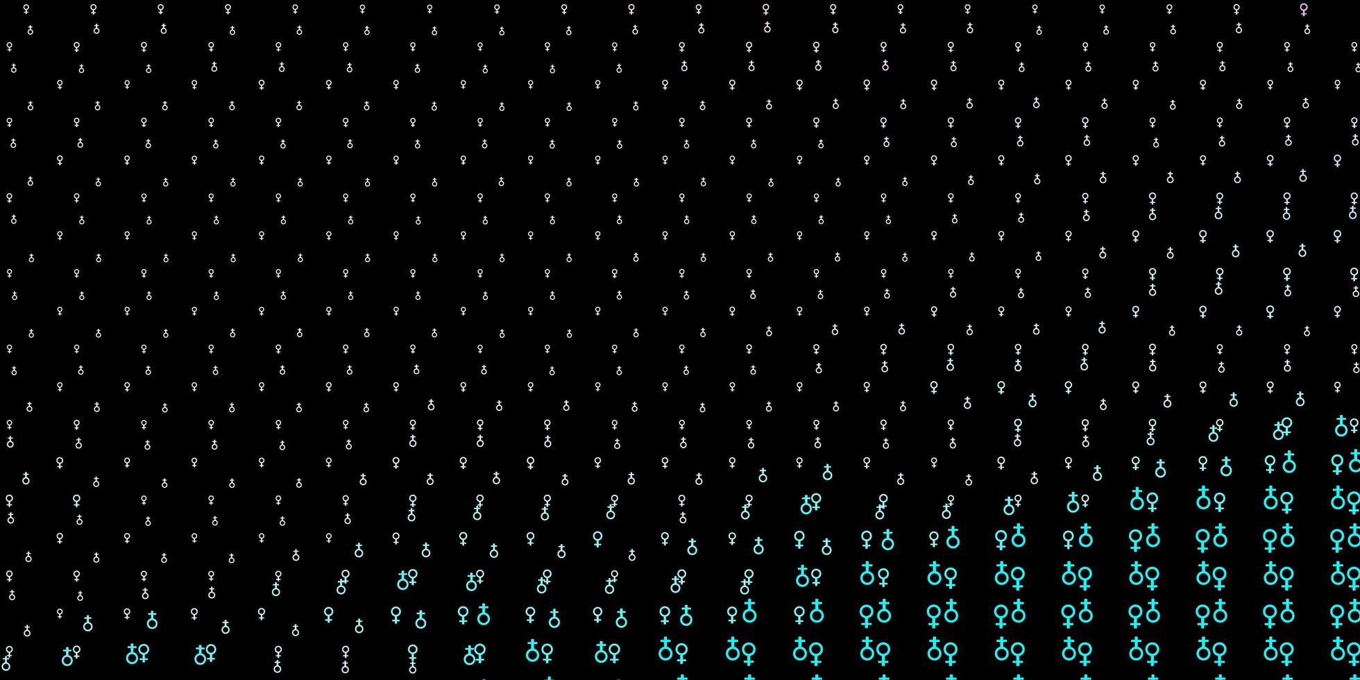 Dark Pink Blue vector backdrop with mystery symbols