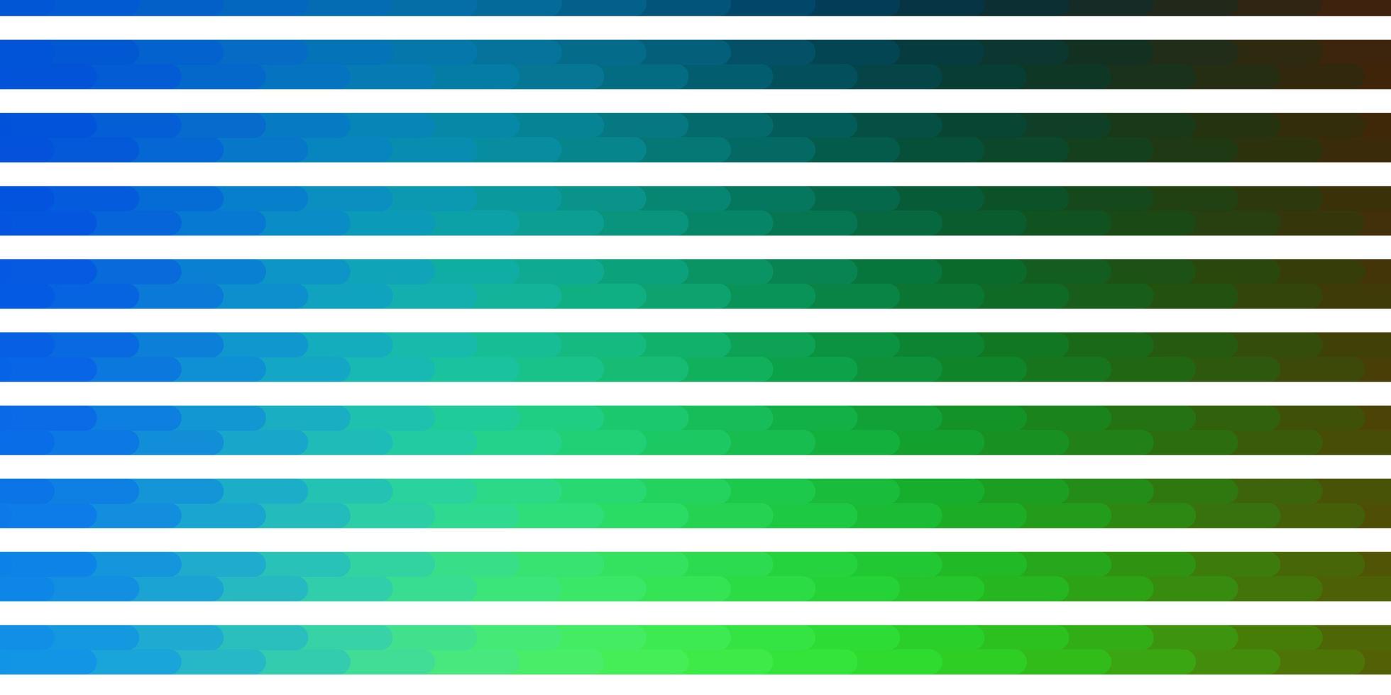 patrón de vector verde azul claro con líneas ilustración de degradado colorido con patrón de líneas planas abstractas para folletos folletos
