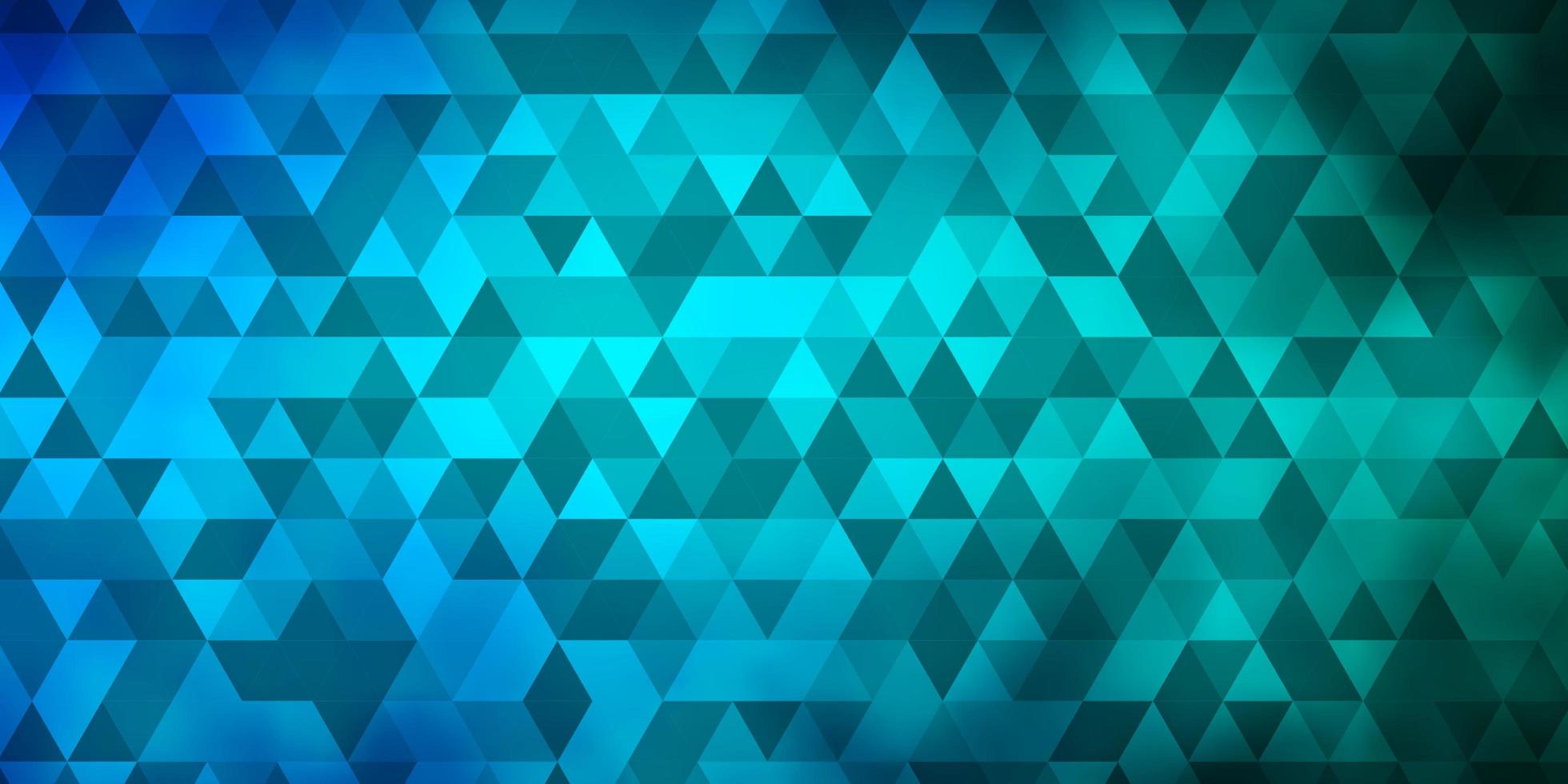 Light Blue Green vector layout with lines triangles