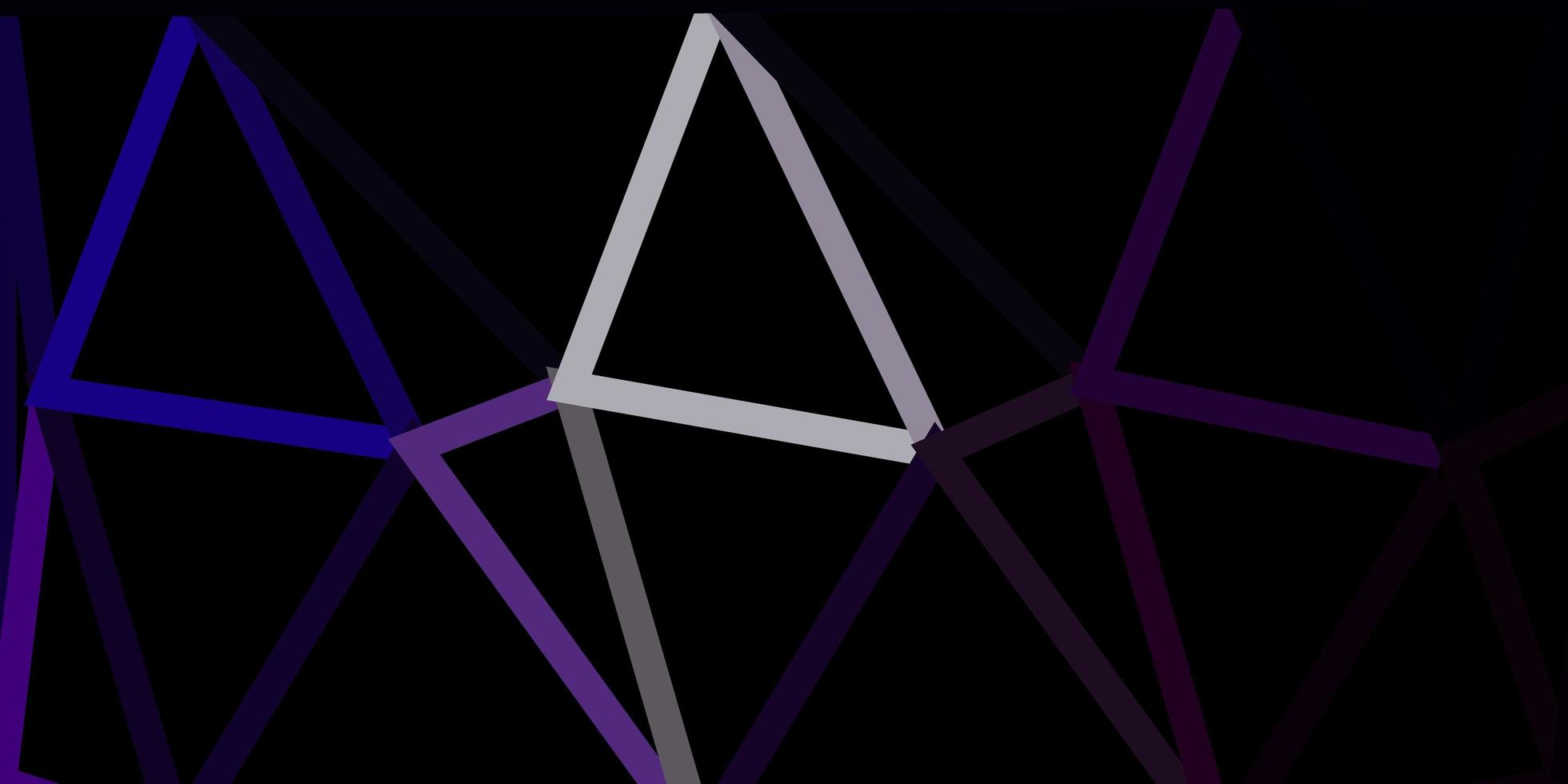 telón de fondo poligonal vector púrpura oscuro
