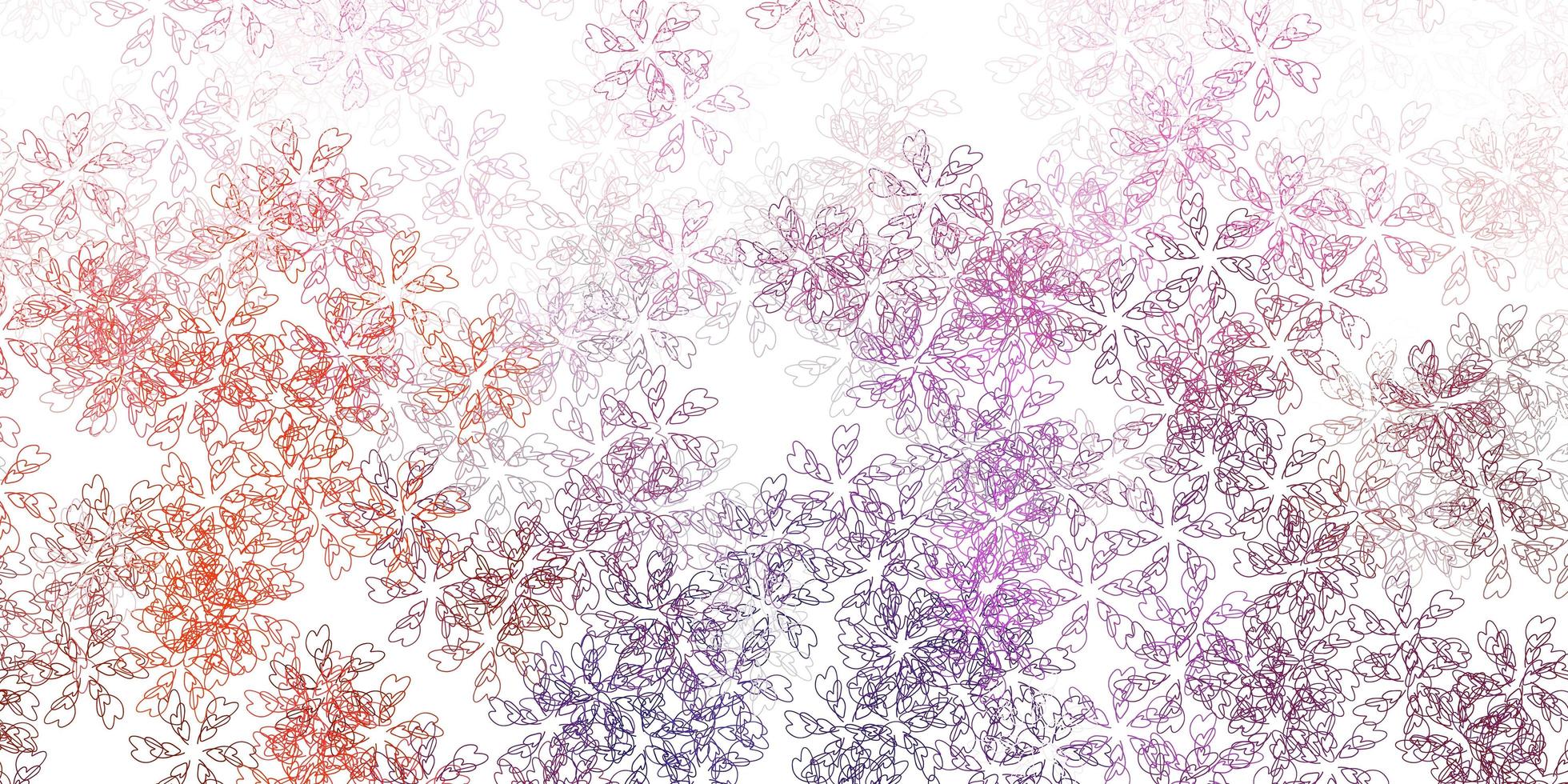 Light pink yellow vector abstract background with leaves