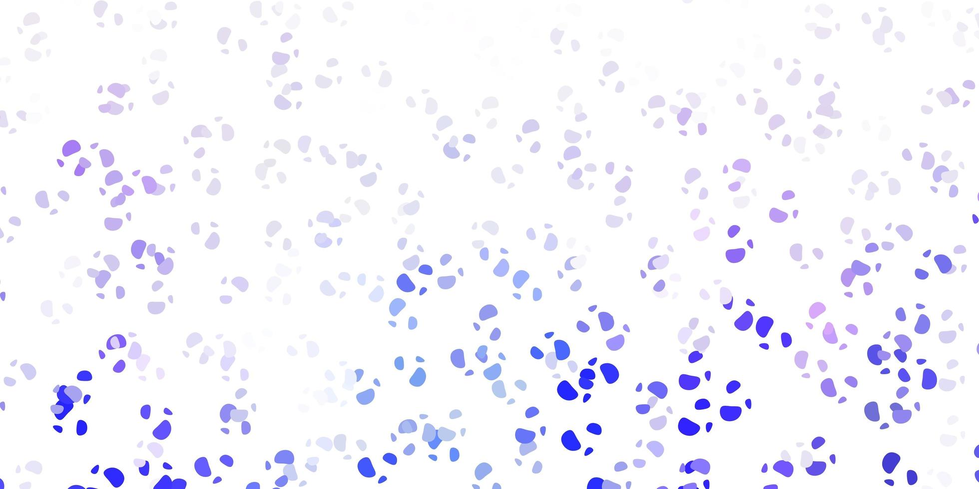 Light purple vector pattern with abstract shapes