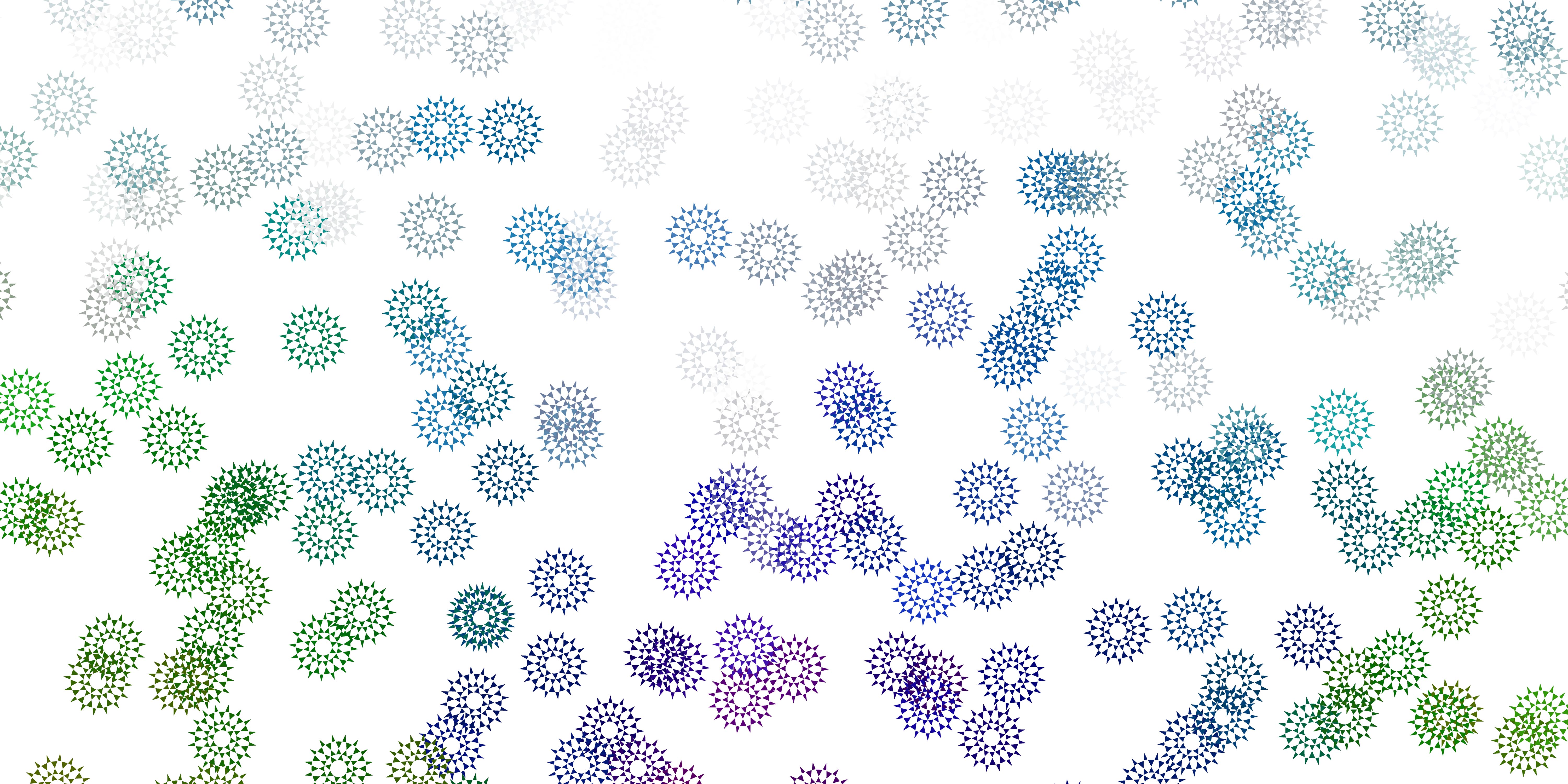 Light blue green vector natural artwork with flowers 2671492 Vector Art