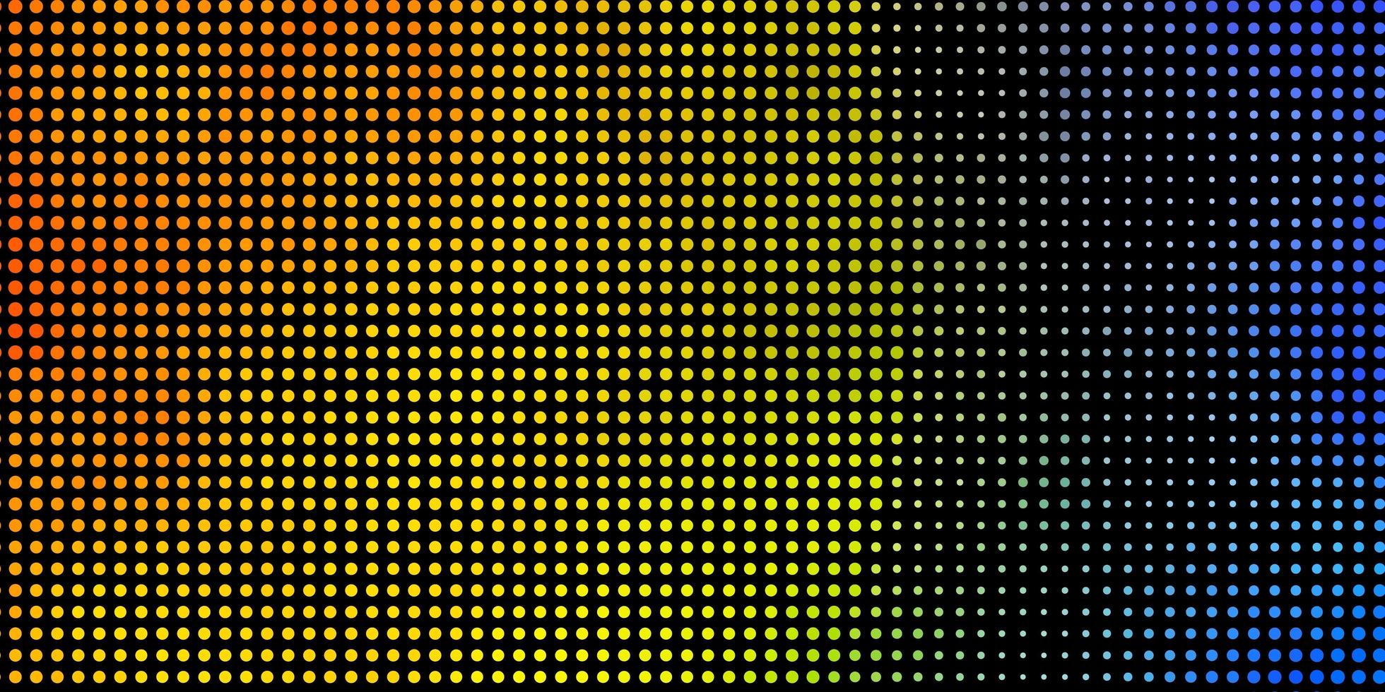 Light Blue Yellow vector template with circles Abstract decorative design in gradient style with bubbles Pattern for business ads