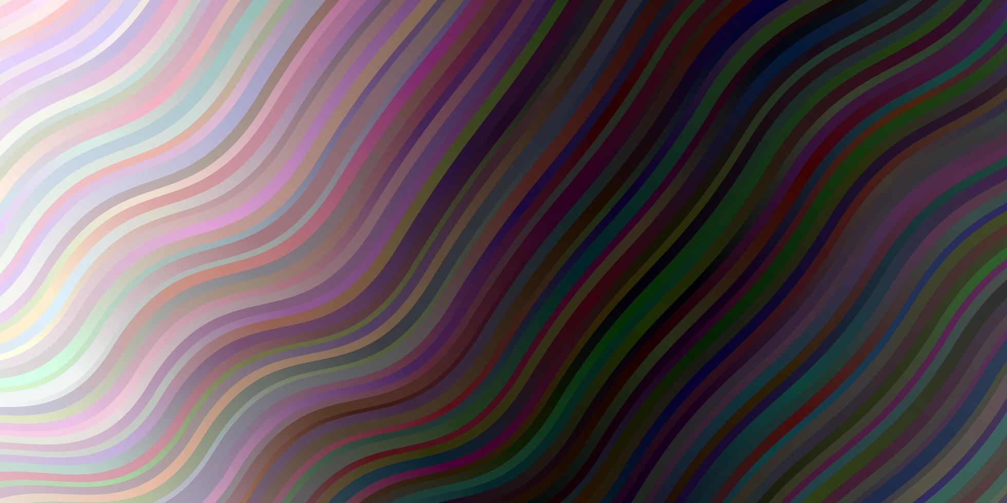 Light Gray vector background with bent lines Colorful illustration with curved lines Template for cellphones