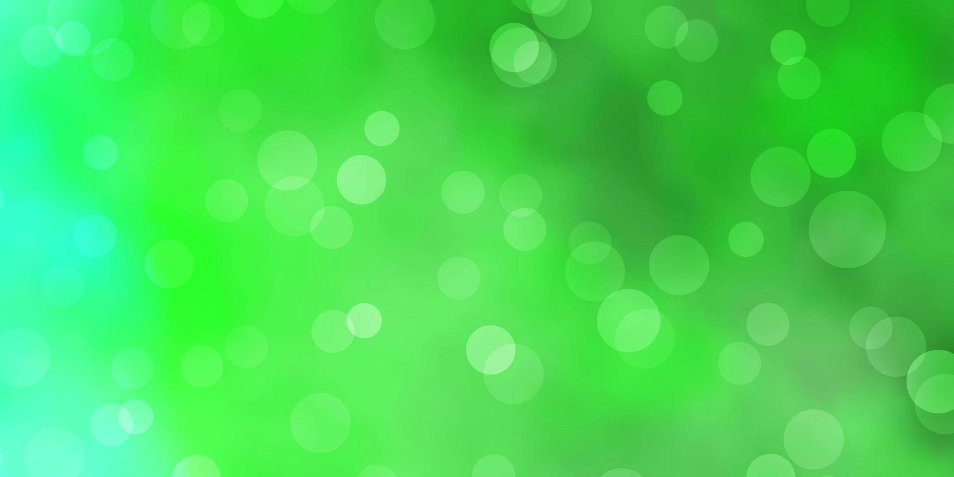 Light Green vector background with spots Glitter abstract illustration with colorful drops Design for posters banners