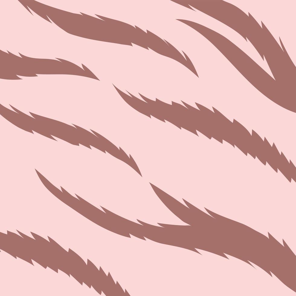 patrón de impresión de piel animal, textura esponjosa diseño rosa marrón abstracto vector