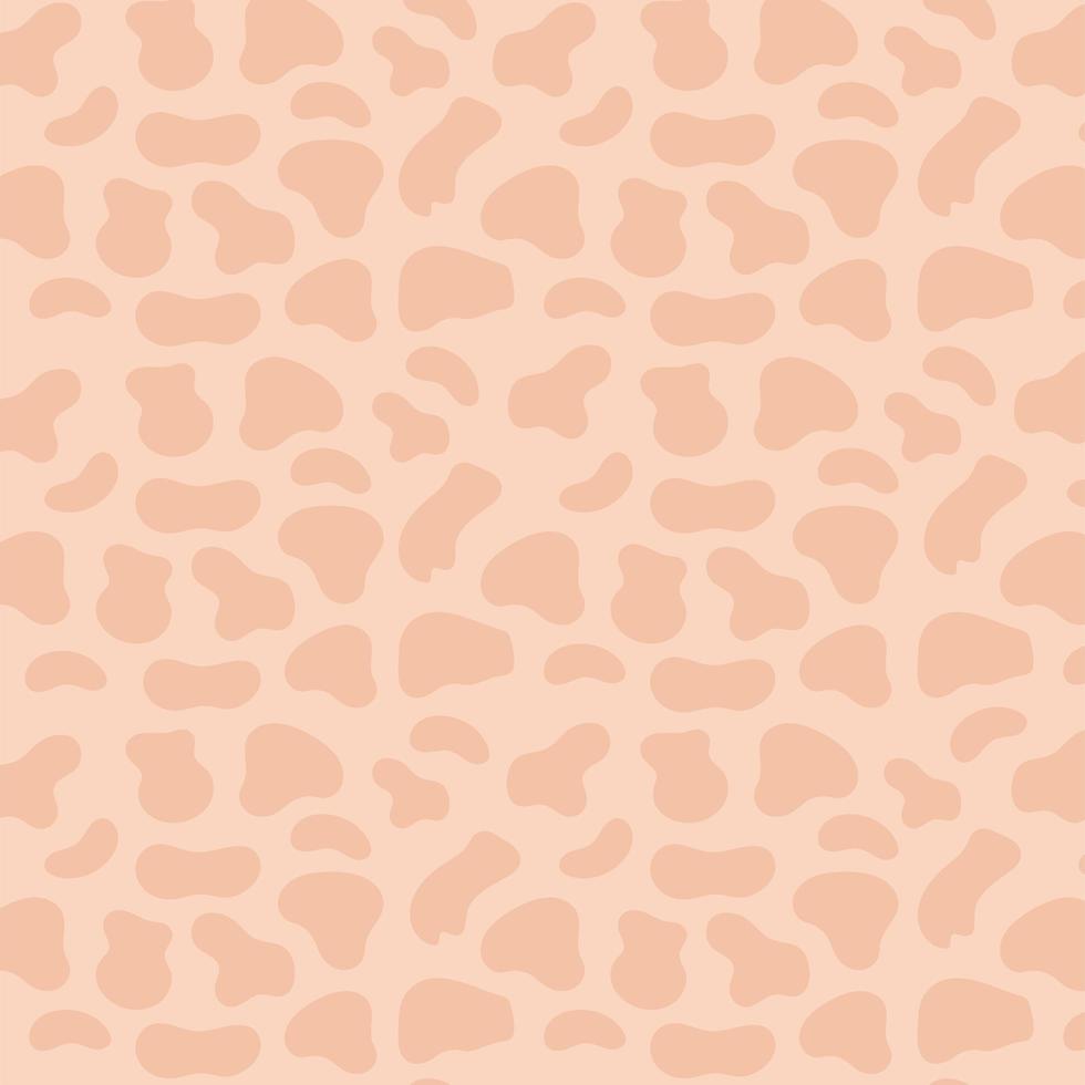 animal skin print pattern, spots leather texture background vector