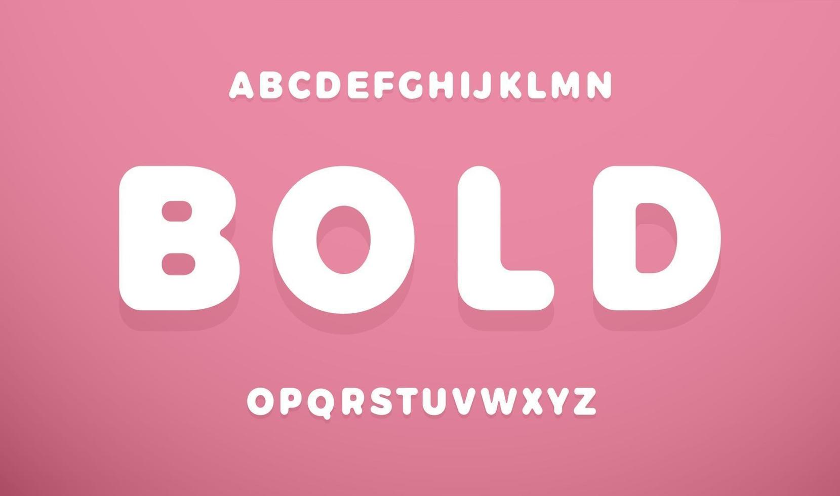 Awesome bold alphabet. Round white stunning font, minimalist type for modern kid logo, softed headline, rounded monogram, obese lettering and typography. Plump bold letters, vector typographic design